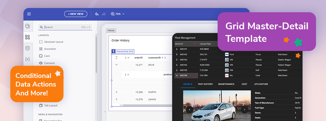 App Builder with Conditional Data Actions